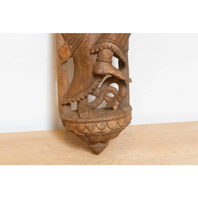 Sarangi Hand Carved Musician For Sale In Los Angeles - Image 6 of 7