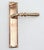 Traditional Pair of Traditional Polished Brass Dummy Door Pulls For Sale - Image 3 of 6