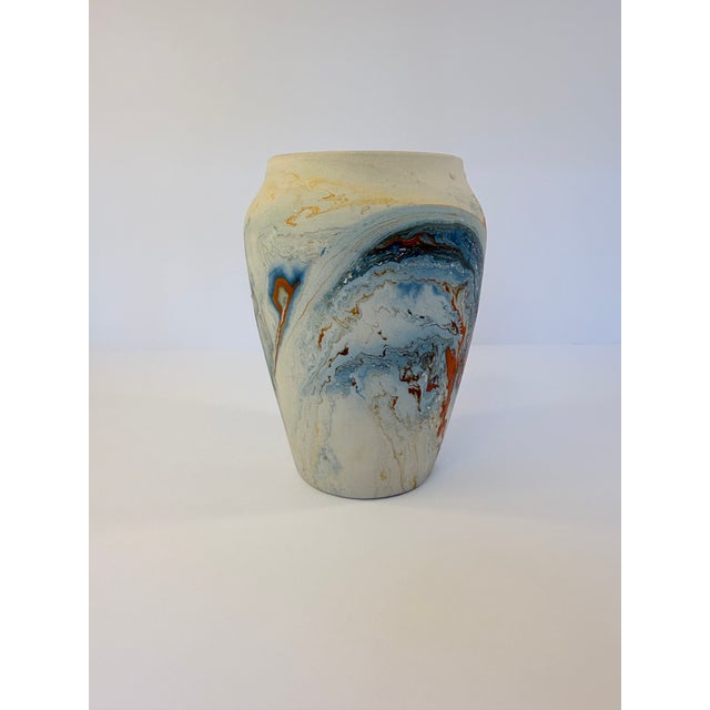 Native American Vintage Nemadji Pottery Vase For Sale - Image 3 of 8