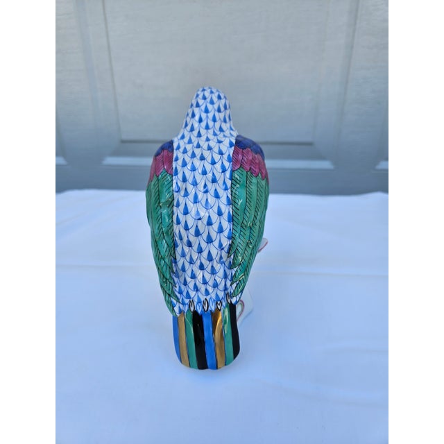 Ceramic Herend Ceramic Parrot For Sale - Image 7 of 11
