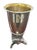 Vintage Gucci figural stirrup cup featuring a wonderfully detailed sculptural fox head beneath a polished silver-tone...