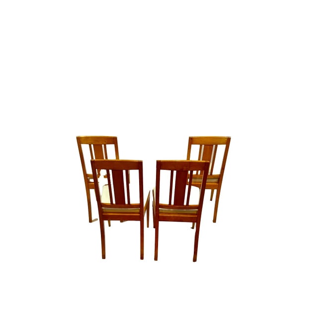 Amber Maple Dining Side Chairs- Set of 4 For Sale - Image 8 of 8