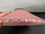 Vintage Art Deco Pink Satin Glass Ceiling Light Shades, Floral Relief, Circa 1935–1945 - a Pair For Sale - Image 9 of 12