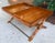 Large rustic Ralph Lauren bamboo style coffee table with 2 removable trays. I would love this table for doing puzzles,...