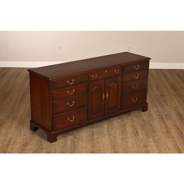 High Quality American Made Henkel Harris Virginia Galleries Sideboard Constructed From Genuine Mahogany. Features Eight...