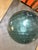 Glass Italian Murano Style Glass Balloton Green Pendant Sphere For Sale - Image 7 of 10