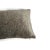 Contemporary Brown Plush Velvet With Silver Metallic Lumbar Pillow Cover For Sale - Image 3 of 6