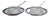 Silver Butter Dishes with Glass Cores and Knives with Twisted Handles, Set of 6 For Sale