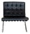 Leather Barcelona Chair by Ludwig Mies van der Rohe for Knoll Inc. For Sale