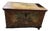 Mid-19th Century Alpine Painted Pine Blanket Chest For Sale