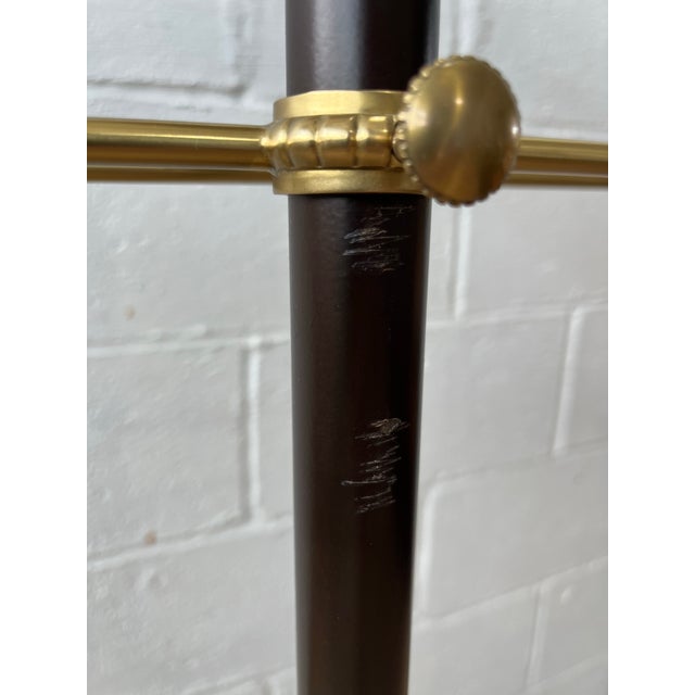 Mid Century Brass and Iron Valet For Sale - Image 11 of 12