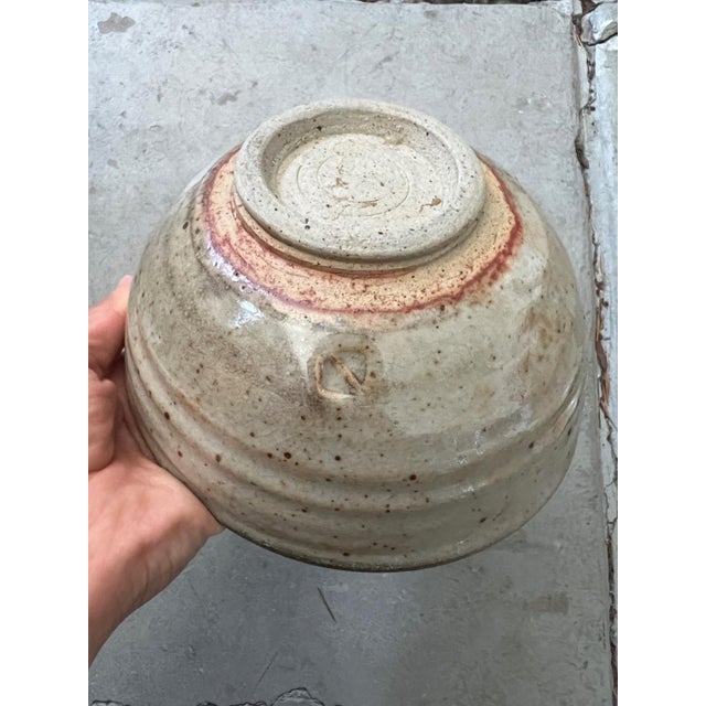 Set of 2 Wood-Fired Shino Studio Pottery Bowls For Sale - Image 18 of 18