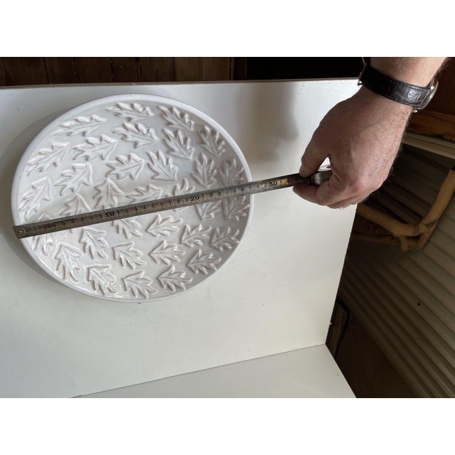 Ceramic Scandinavian Modern White Ceramic Bowl by Herne Nielsen, 1960s For Sale - Image 7 of 9