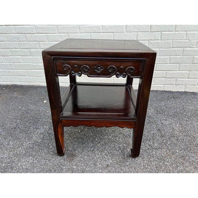 19th Century Antique Rosewood Plant Stand Side Table For Sale - Image 4 of 10