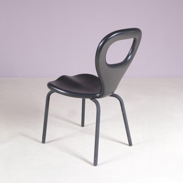 Black Vintage TV Chair by Marc Newson for Moroso, Italy, 1990s For Sale - Image 8 of 14