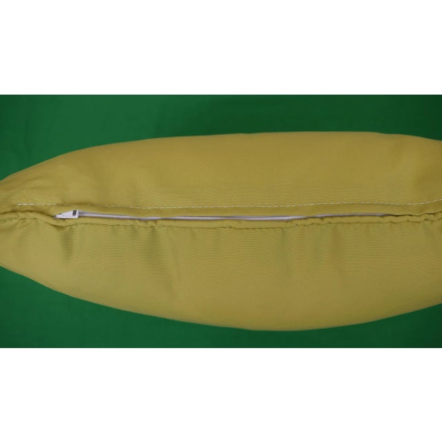 Traditional More Durable Than Love Is Friendship Chartreuse Pillow Provenance: The Susie Hilfiger Collection For Sale - Image 3 of 4