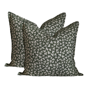 Vera // Cedar by Lauren Servati Textiles Pillows - A Pair