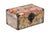 Vintage Chinese Painted Jewelry Box With Metal Mounts For Sale - Image 11 of 16