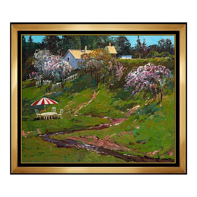 Late 20th Century Spring Blossoms, Ming Feng For Sale