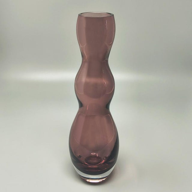 Glass Space Age Purple Vase by V. Nason in Murano Glass, Italy, 1970s For Sale - Image 7 of 7