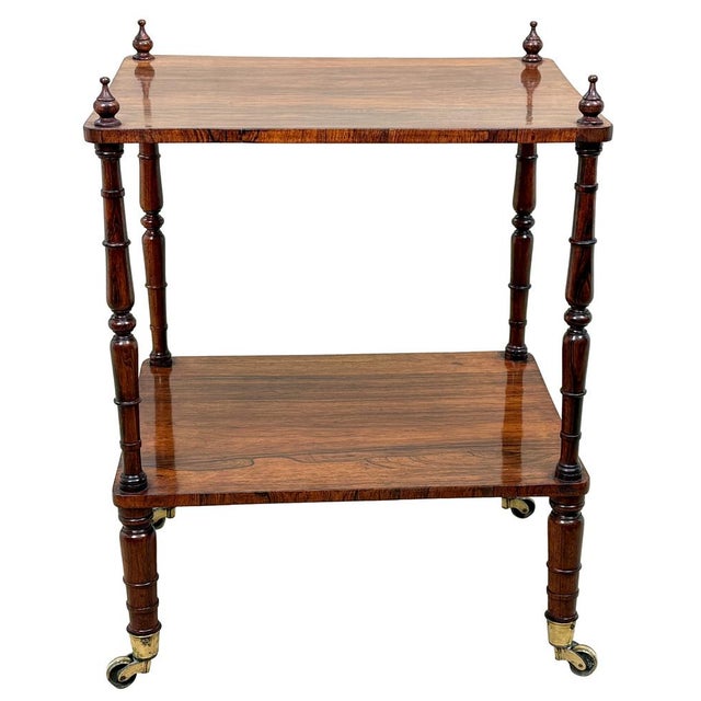 Antique Two-Tier Shelf in Rosewood, 1835 For Sale - Image 14 of 15