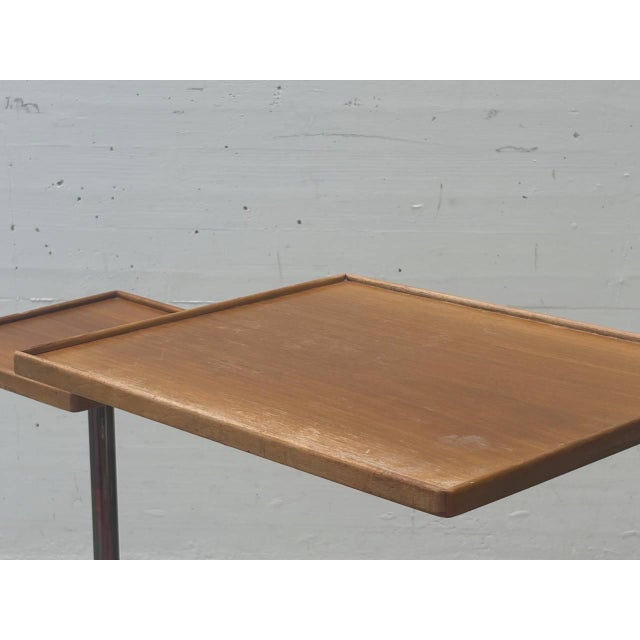 Caruelle Side Table by Georg Albert Ulysse Caruelle for Embru, Switzerland, 1950s For Sale - Image 14 of 17