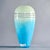 Tall Mid Century Blue and Pale Green Art Glass Vase For Sale In Detroit - Image 6 of 10