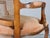 Wood Early 20th Century French Caned Back Fauteuil Armchair For Sale - Image 7 of 11