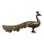 Vintage Brass Peacock Figurine For Sale