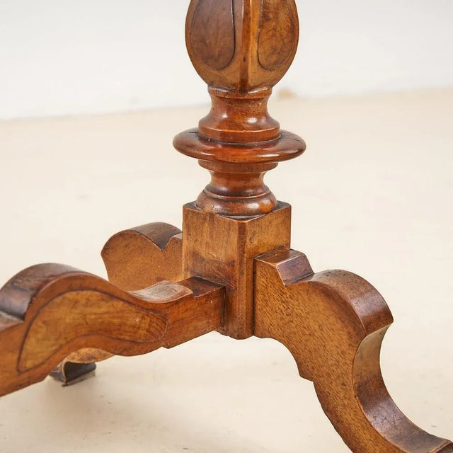 Vintage Venetian Walnut Table For Sale - Image 4 of 7