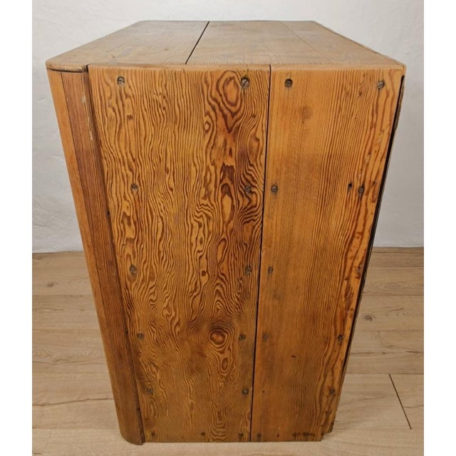 Vintage Campaign Pine Chest of Drawers, 1960 For Sale - Image 15 of 18