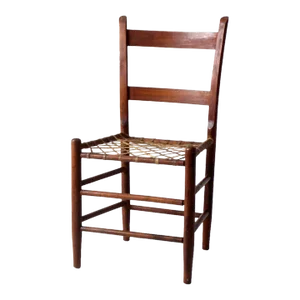 Antique Rawhide Primitive Chair