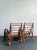 Chocolate Vintage Rattan Lounge Chairs in Alan Campbell “Zigzag” for Quadrille - A Pair For Sale - Image 8 of 15