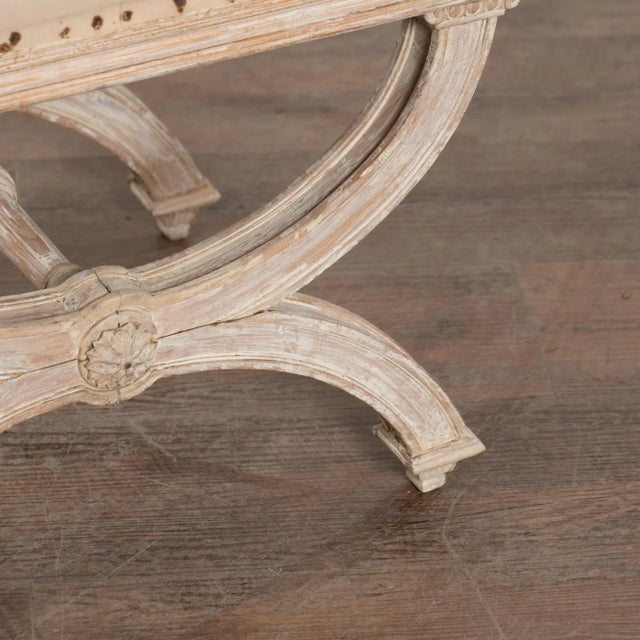 19th Century Swedish White Tabouret Stool For Sale - Image 10 of 11