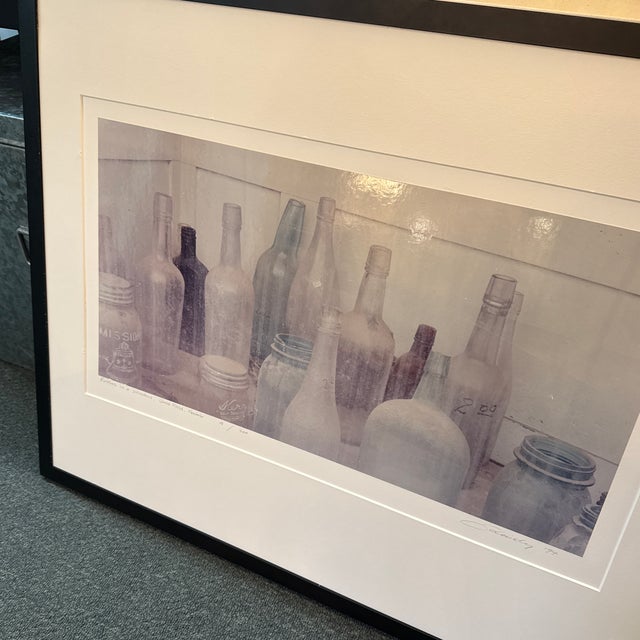 1990s Circa 1994 Steve Solinsky "Bottles in a Window" LTD Edition 15 of 200 Photograph, Signed For Sale - Image 5 of 12