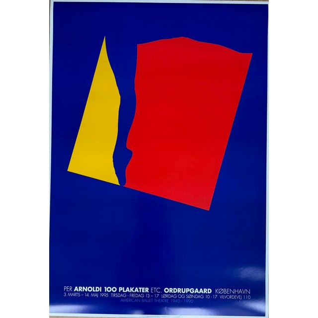 Design by Per Arnoldi, a renowned Danish graphic designer and artist, internationally celebrated for his bold use of...