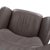 Animal Skin Model 8115 Armchairs and Ottoman in Grey Taupe Leather and Chrome, from Joop, Set of 2 For Sale - Image 7 of 18