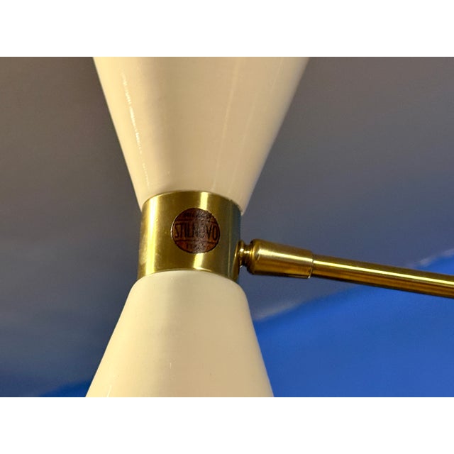 Mid-Century Modern Diablo Pendant Light from Stilnovo, 1950s For Sale - Image 3 of 7