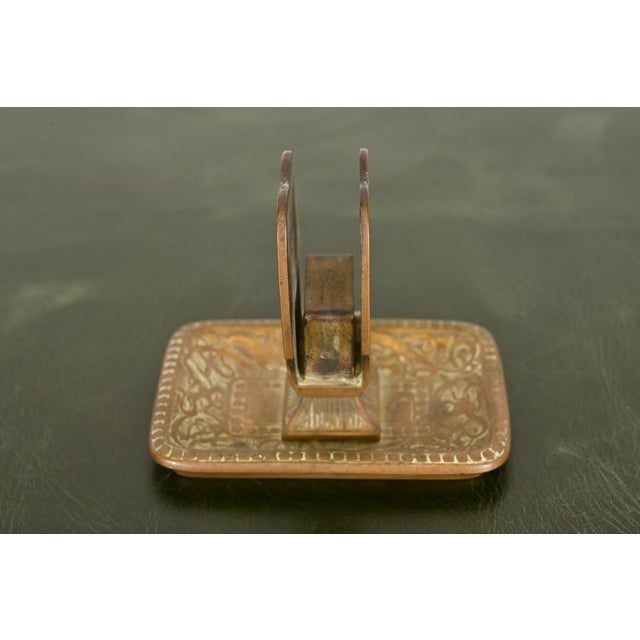 Marshall Field & Co. Antique Viking Bronze Match Box Holder, Circa 1910 For Sale In South Bend - Image 6 of 12
