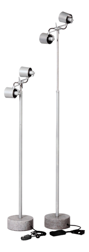 Stadium 1 Floor Lamps by Hannes Wettstein for Pallucco, 1990s, Set of 2