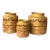 Vintage Wooden Apothecary Jars- Set of 3 For Sale
