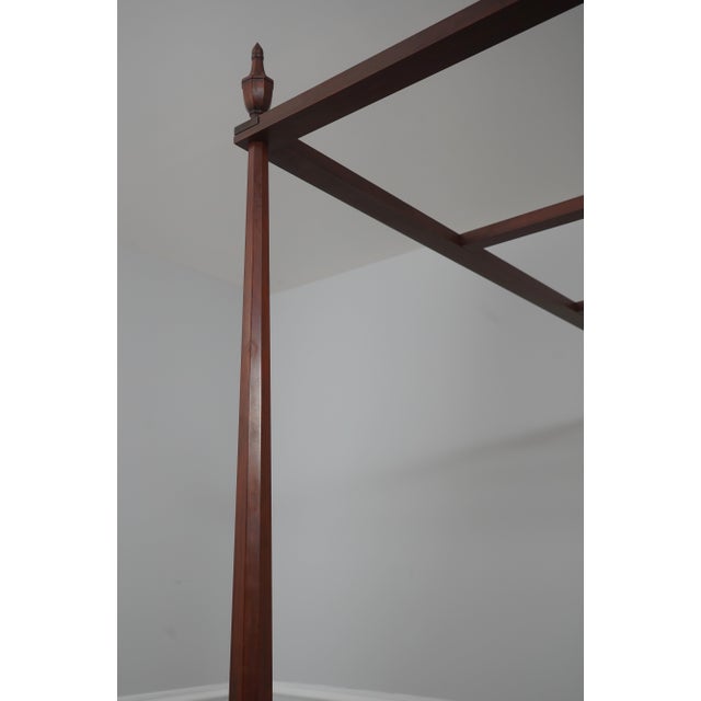 Henkel Harris Henkel Harris Cherry Queen Size Pencil Post Bed For Sale - Image 4 of 18