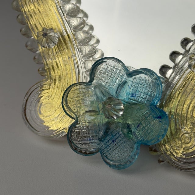 Murano Glass Mirror, Italy, 1950s For Sale - Image 18 of 18
