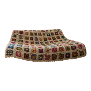 Vintage Hand-Crocheted Afghan