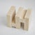 Stone S Y N C Travertine Side Table from Kiwano Concept For Sale - Image 7 of 12
