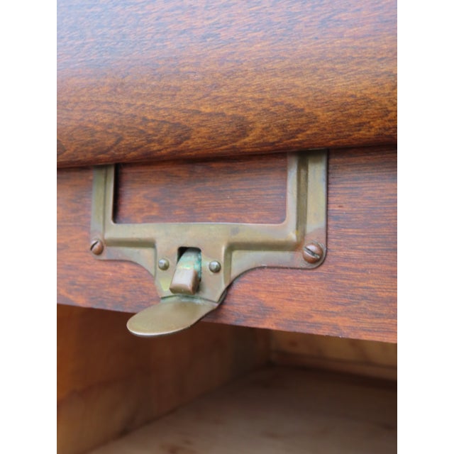 M Ohmers Sons Late 1800s Tall 24 Drawers File Cabinet Cupboard 6641 For Sale - Image 12 of 16