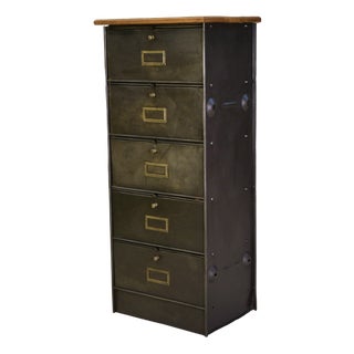 Ronéo 5-Door Filing Cabinet from Roneo, 1950s For Sale