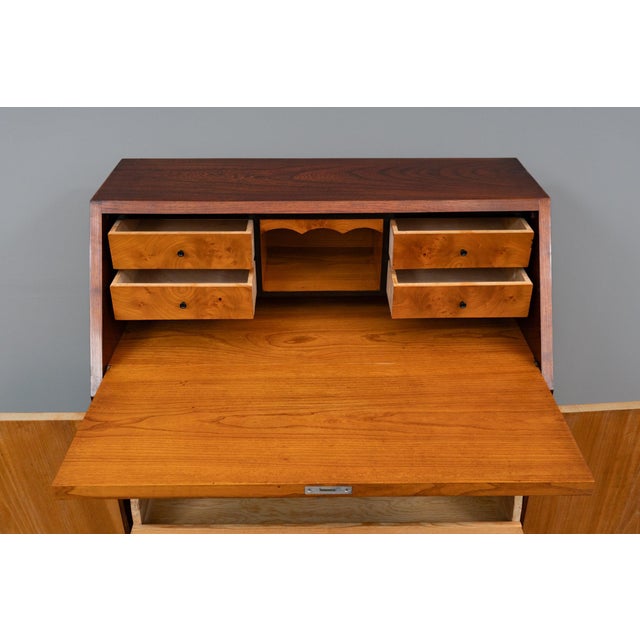 Art Nouveau Secretary Desk in Oak, Early 20th Century For Sale - Image 18 of 18