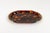 Mid-Century amazing oval serving tray in faux tortoiseshell-effect acrylic glass featuring brass handles attributed to...