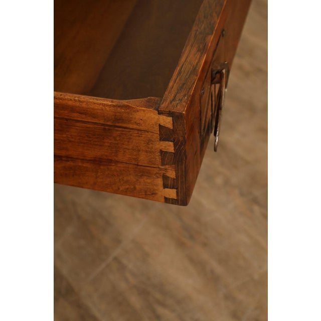 Antique Arts & Crafts Library Table Writing Desk For Sale - Image 4 of 18